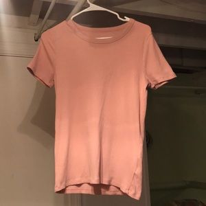 light pink t-shirt